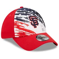 Casquette Flex New Era San Francisco Giants 2022 4 juillet 39THIRTY rouge pour homme