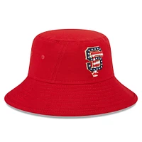 Chapeau bob du 4 juillet des Giants de San Francisco 2023 New Era pour homme, rouge