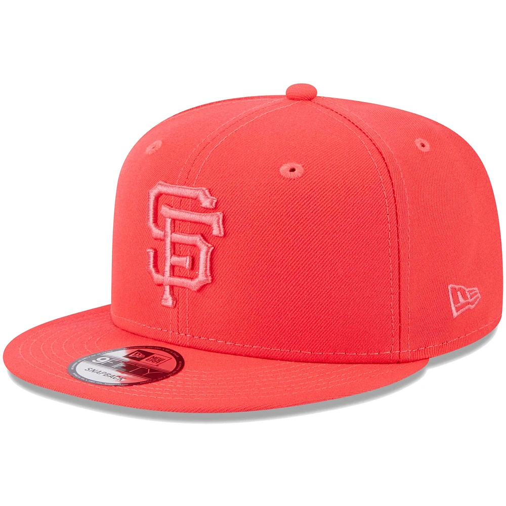 Casquette Snapback 9FIFTY Basic Color Basic des Giants de San Francisco New Era rouge pour homme