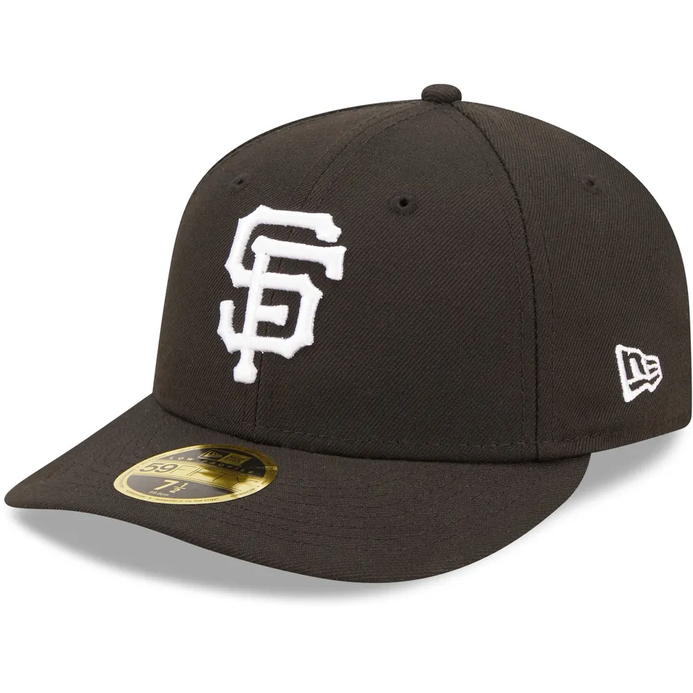 Dankbaar Station dun Lids San Francisco Giants New Era Black & White Low Profile 59FIFTY Fitted  Hat | Connecticut Post Mall