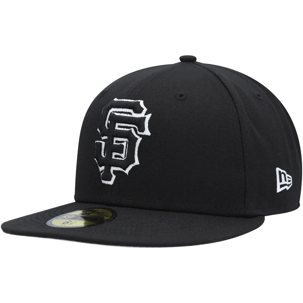 New Era San Francisco Giants 59FIFTY Fitted Hat, Black, Size: 7 3/4