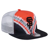 Men's New Era San Francisco Giants Tie-Dye Golfer Trucker Adjustable Hat