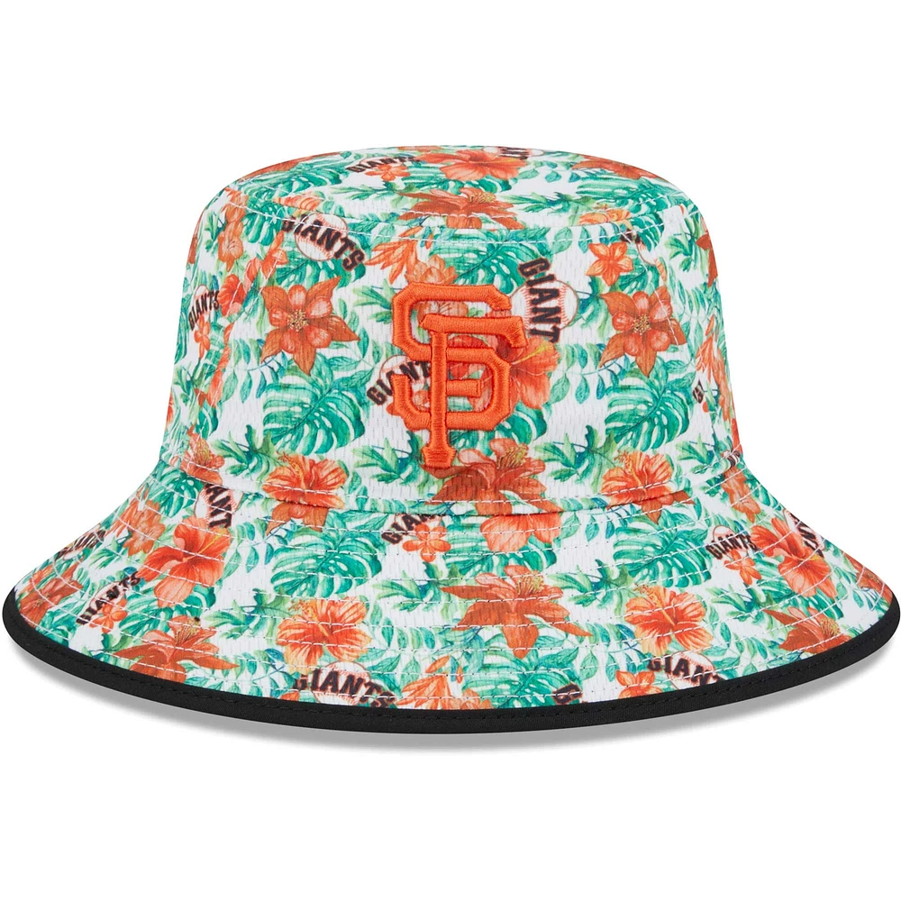 Men's New Era San Francisco Giants Tropic Floral Bucket Hat