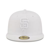 Men's New Era San Francisco Giants White on 59FIFTY Fitted Hat