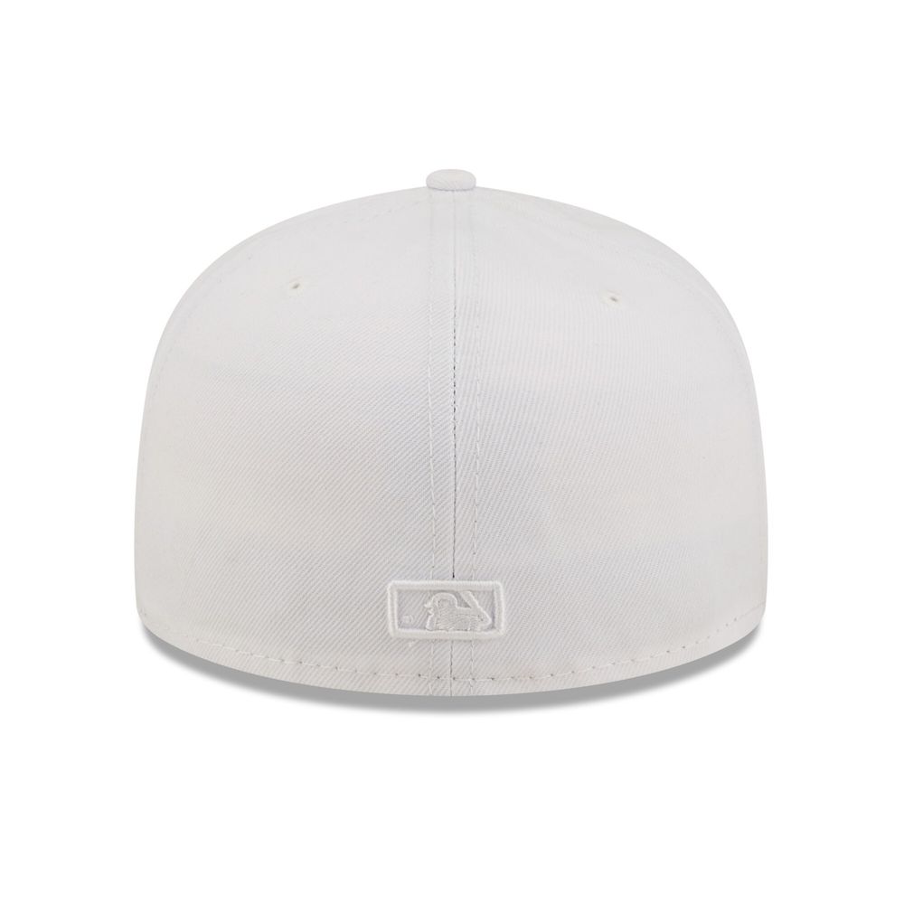 Men's New Era York Giants White on 59FIFTY Fitted Hat