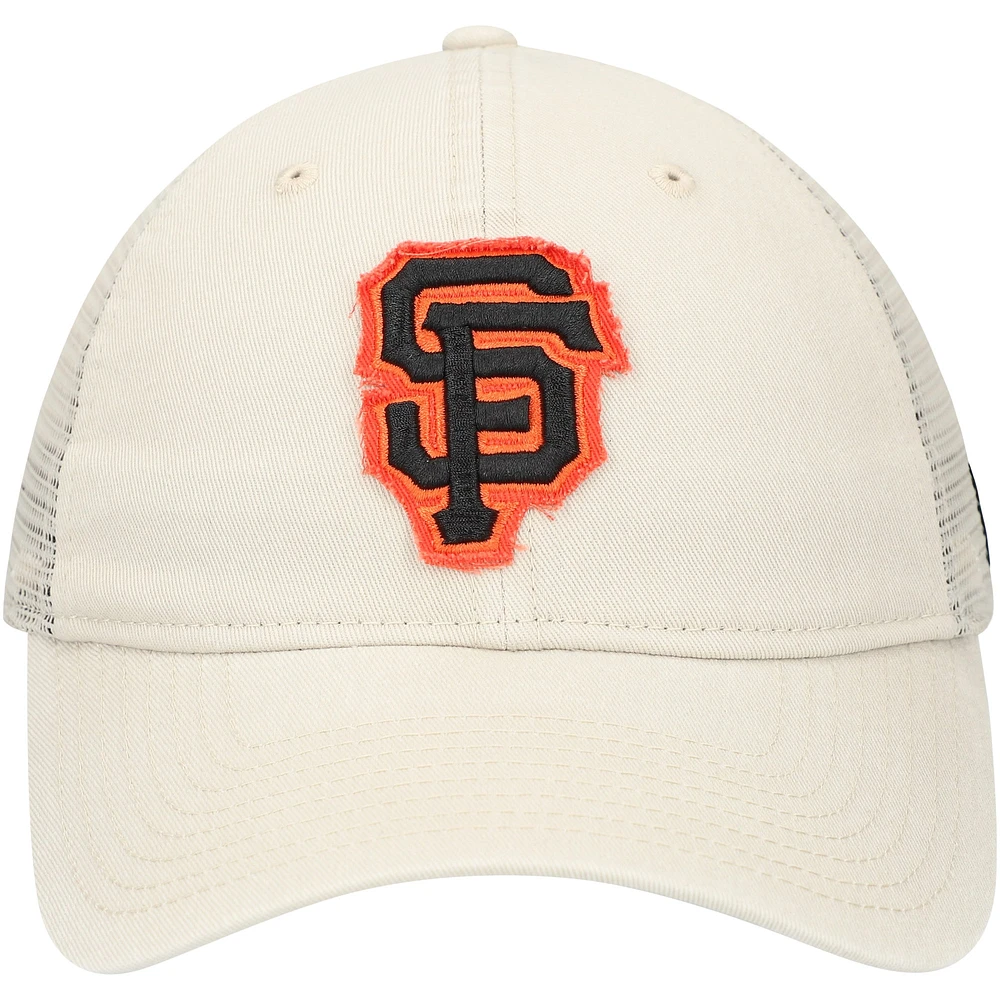 Casquette de camionneur réglable New Era Stone San Francisco Giants Game Day 9TWENTY pour hommes