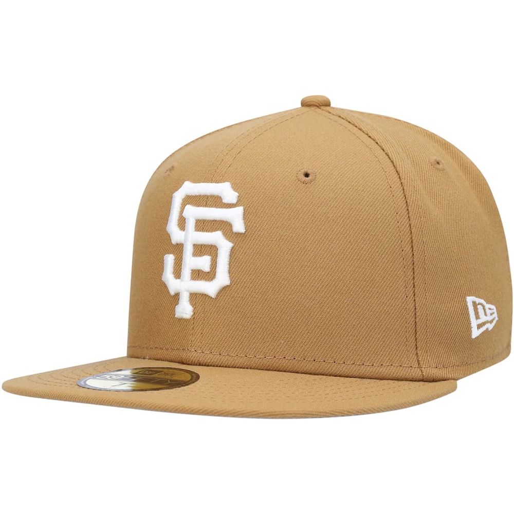 Men's San Francisco Giants New Era Tan Wheat 59FIFTY Fitted Hat