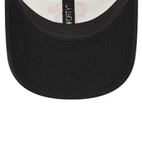 Men's New Era White/Black San Francisco Giants Team Stripe Trucker 9FORTY Snapback Hat