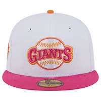 Casquette ajustée 59FIFTY New Era pour homme des Giants de San Francisco 1984 MLB All-Star Game, blanc/rose