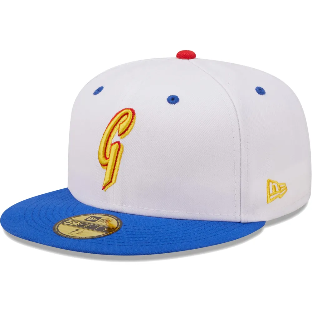 Men's New Era White/Royal San Francisco Giants 50th Anniversary Cherry Lolli 59FIFTY Fitted Hat