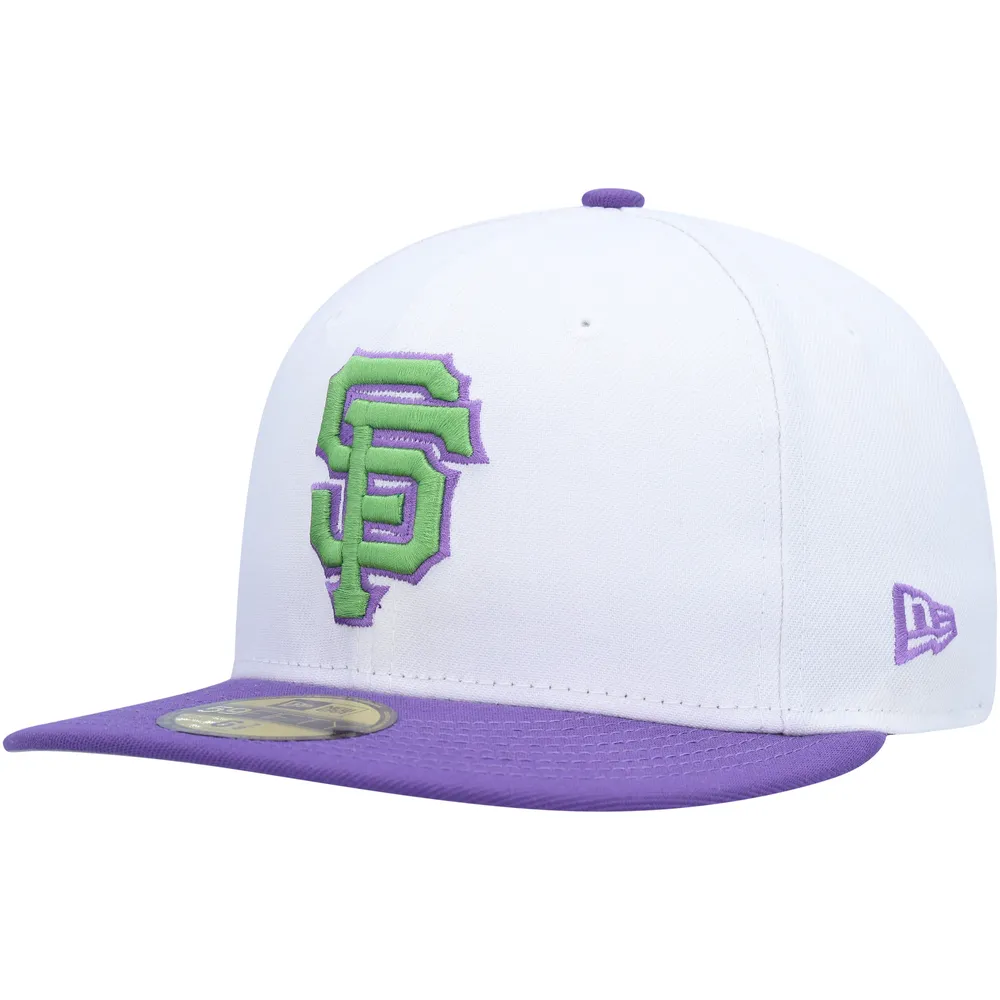 Casquette ajustée 59FIFTY pour homme avec écusson latéral New Era Giants de San Francisco 2014, blanc