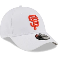 Casquette réglable New Era San Francisco Giants League II 9FORTY blanche pour homme