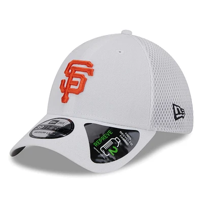 Men's New Era White San Francisco Giants REPREVE Neo 39THIRTY Flex Hat