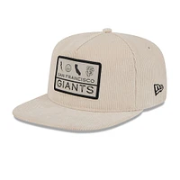 Men's New Era White San Francisco Giants Summer Essential Golfer Snapback Hat