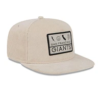 Men's New Era White San Francisco Giants Summer Essential Golfer Snapback Hat