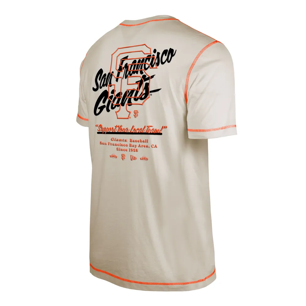 T-shirt pour homme New Era blanc San Francisco Giants Team Split