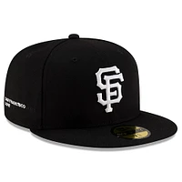 Men's New Era x j-FROST Black San Francisco Giants 59FIFTY Fitted Hat