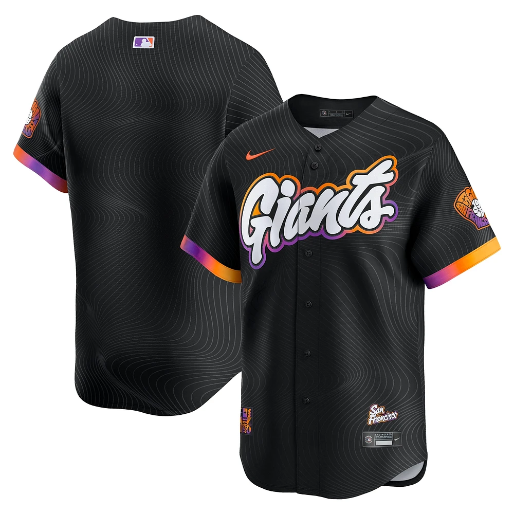 Maillot Nike City Connect Limited anthracite des Giants de San Francisco 2025 pour homme