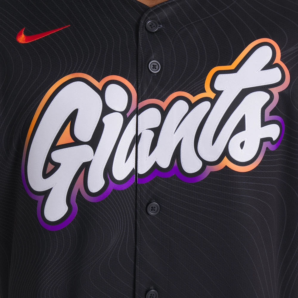 Maillot Nike City Connect Limited anthracite des Giants de San Francisco 2025 pour homme