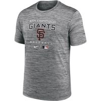 Men's Nike Anthracite San Francisco Giants Authentic Collection Velocity Practice Performance T-Shirt