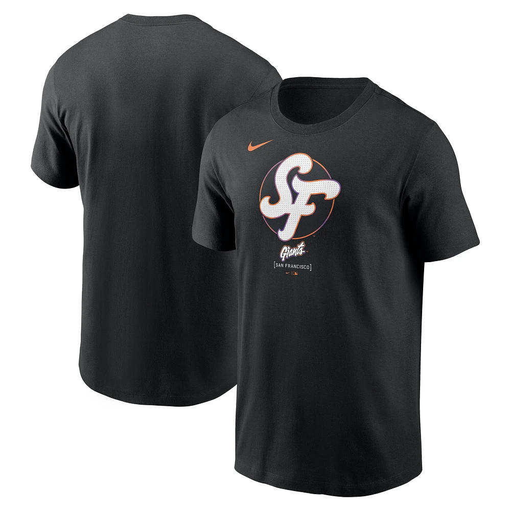 Men's Nike Black San Francisco Giants 2025 City Connect Large Logo T-Shirt