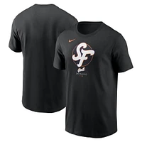 Men's Nike Black San Francisco Giants 2025 City Connect Large Logo T-Shirt
