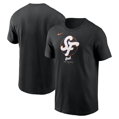 Men's Nike Black San Francisco Giants 2025 City Connect Large Logo T-Shirt