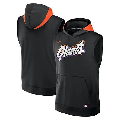 Sweat à capuche sans manches Nike City Connect Performance 2025 des Giants de San Francisco pour homme, noir