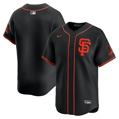 Men's Nike Black San Francisco Giants Alternate Limited Jersey