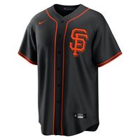 Men's San Francisco Giants Nike Black Alternate Replica Team Jersey