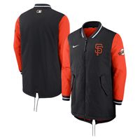 Men's Nike Black San Francisco Giants Authentic Collection Dugout Performance Full-Zip Jacket