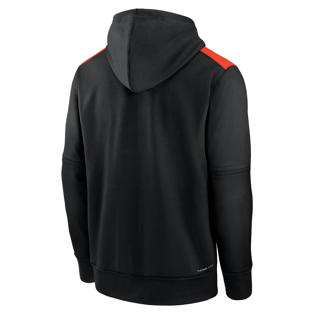 Men's Nike Black San Francisco Giants Authentic Collection Performance Pullover Hoodie