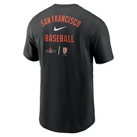 Men's Nike  Black San Francisco Giants City Connect 2-Hit T-Shirt