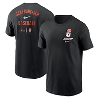 Men's Nike  Black San Francisco Giants City Connect 2-Hit T-Shirt