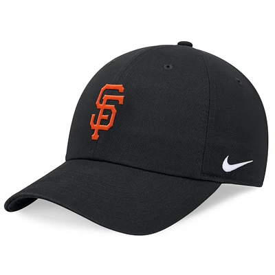 Casquette réglable Nike noire San Francisco Giants Club pour homme