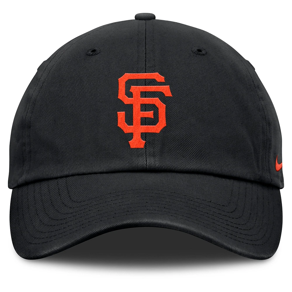 Men's Nike Black San Francisco Giants Club Adjustable Hat