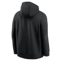 Men's Nike Black San Francisco Giants Cooperstown Collection Logo Club Pullover Hoodie
