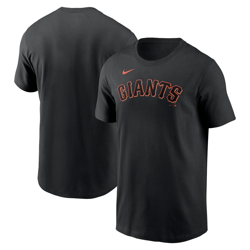 T-shirt Nike noir avec logo Fuse des Giants de San Francisco pour homme