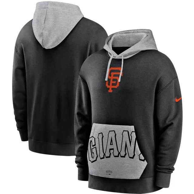 Lids San Francisco Giants Nike City Connect Performance Short Sleeve  Pullover Hoodie - Black