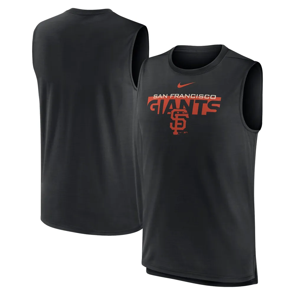 Lids San Francisco Giants Nike Knockout Stack Exceed Muscle Tank Top -  Black