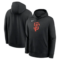 Sweat à capuche Nike noir en molleton avec logo San Francisco Giants pour homme