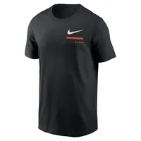 T-shirt à épaules dénudées Nike Giants de San Francisco pour homme, noir