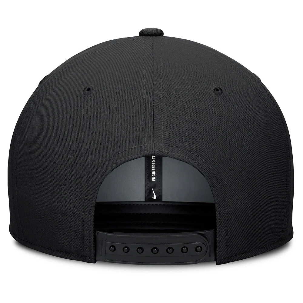 Men's Nike Black San Francisco Giants Pro Performance Snapback Hat