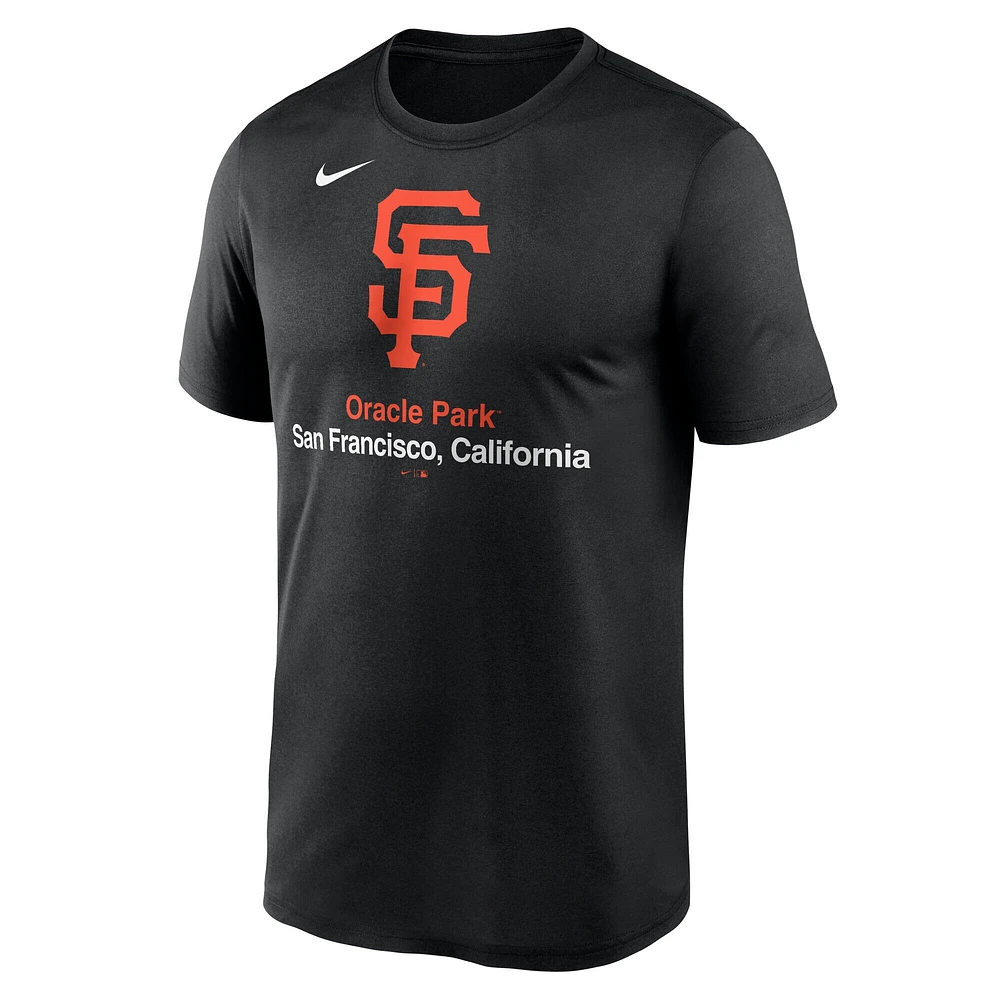 Men's Nike Black San Francisco Giants Stadium Legend Performance T-Shirt