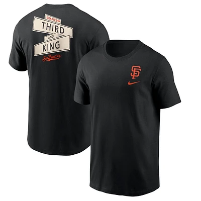 T-shirt Nike noir San Francisco Giants Third et King Hometown pour hommes