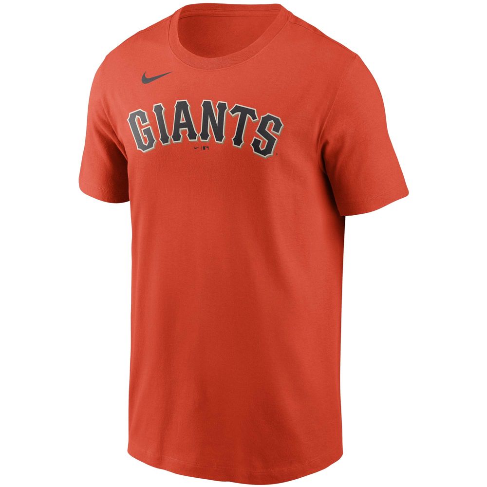 Men's Nike Brandon Crawford Orange San Francisco Giants Name