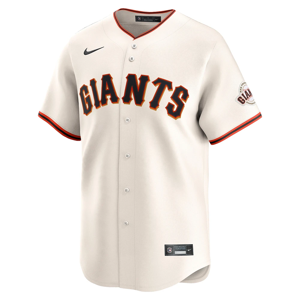 Men's Nike  Cream San Francisco Giants 2024 Jackie Robinson Day Home Limited Jersey