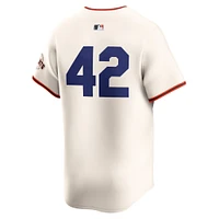 Men's Nike  Cream San Francisco Giants 2024 Jackie Robinson Day Home Limited Jersey