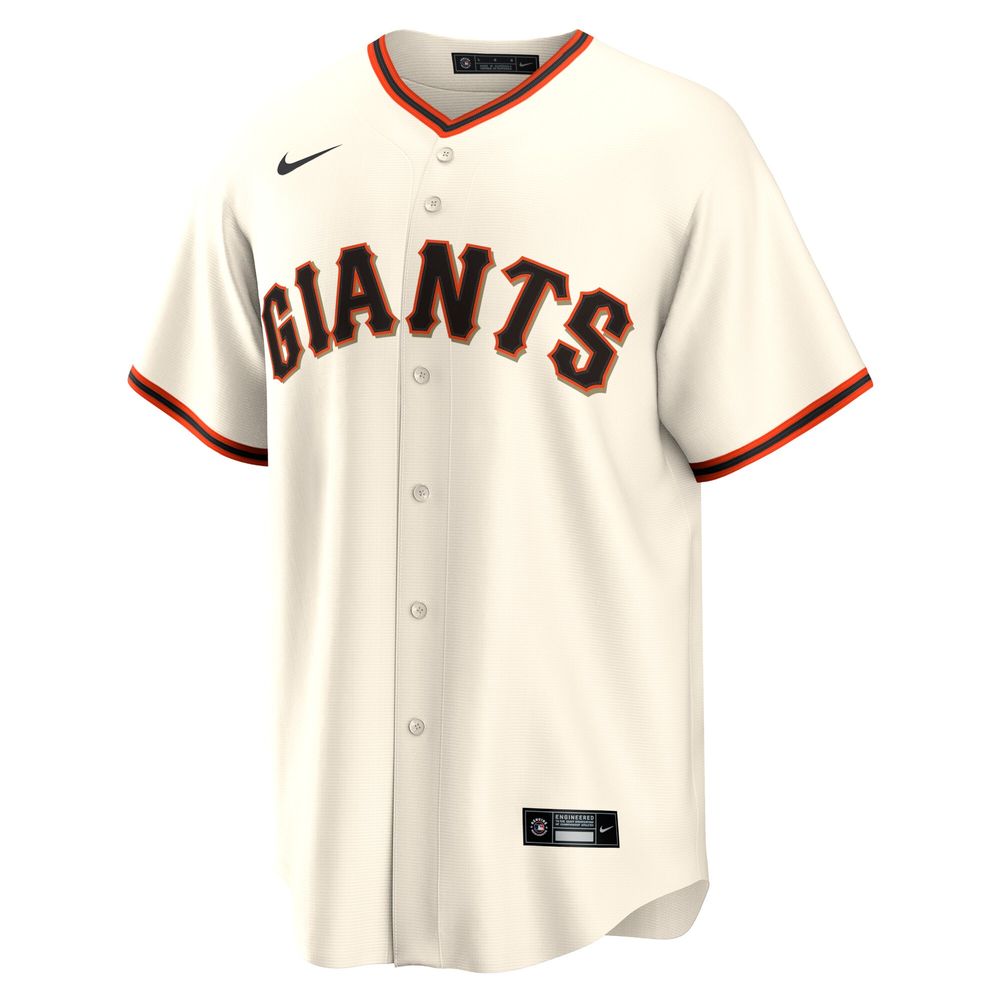 Men's Nike Cream San Francisco Giants Home Blank Replica Jersey