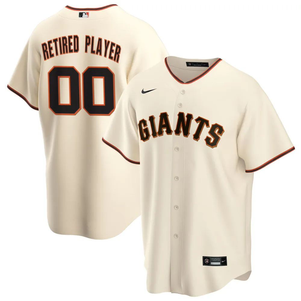 Nike San Francisco SF Giants Shirt Adult Large Gray Short Sleeve MLB Mens